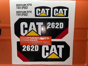 CAT 262 D Decals Stickers Kit Skid steer loader CATERPILLAR 262D - Picture 1 of 1