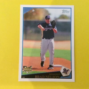 Brad Nelson RC 2009 Topps #479 Milwaukee Brewers - Imagen 1 de 2