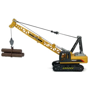Crane Toy 1:50 Kids Construction Vehicle with Light Sound Toys for Boys Yellow - Picture 1 of 10