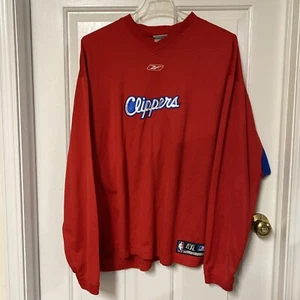 Camisa de tiro vintage Reebok NBA Los Angeles Clippers manga larga hombre talla 4XL - Imagen 1 de 10