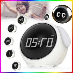 Digital Kinderwecker Wake Up Wecker für Mädchen-Jungen Kinder Nachtlichter Uhr - Bild 1 von 10