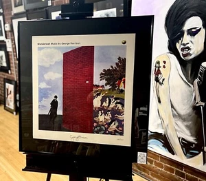 GEORGE HARRISON ESTATE WOUDERWALL Limited Edition Numbered Lithograph - Bild 1 von 5