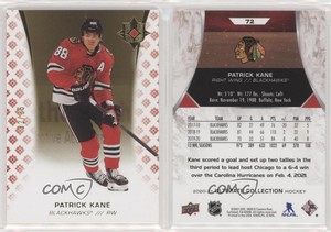 2020-21 Upper Deck Ultimate Collection Gold /35 Patrick Kane #72