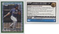 2010 Bowman Chrome Prospects Retail Green X-Fractor Everett Williams #BCP200