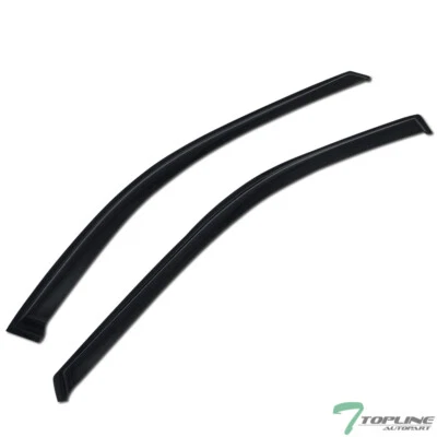 Topline For 1996-2007 Caravan/Town & Country Sun Rain Guard Vent Window Visor 2p - Image 1 of 4