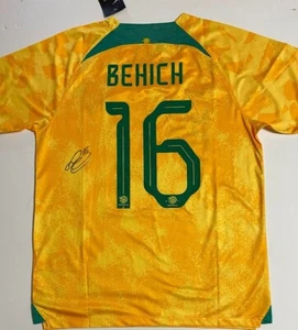 AZIZ BEHICH SIGNED SOCCEROOS JERSEY - Bild 1 von 4