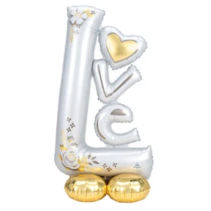 LOVE Balloon EX LARGE No Helium Needed Wedding Engagement Anniversary Decoration - Picture 1 of 1