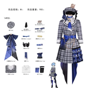 Hoshimati Suisei Disfraz Cosplay Suisei Clásico Hololivo Vtuber Holo Sombrero Vestido - Imagen 1 de 8