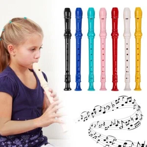8 Holes For Beginner Clarinet Soprano Recorder Musical Instruments Long Flute - Picture 1 of 18