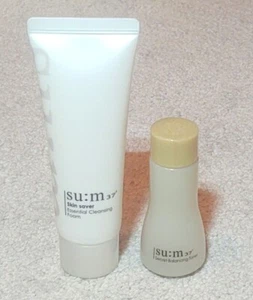 New Su:m37 Secret Balancing Toner & Skin Saver Essential Cleansing Foam Duo Set - Picture 1 of 3