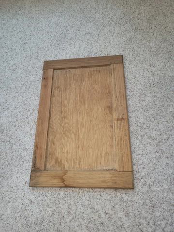Hoosier Cabinet BEAUTY PARTS Upper LEFT Door for PARTS, RESTORATION or REPAIR Cover
