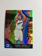 GILBERT ARENAS 2007-08 TOPPS FINEST BLUE REFRACTOR #171/199 WIZARDS #1