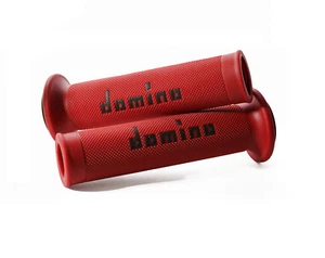 Kawasaki Z1 900 1973-1975 Domino A010 Handle Bar Race Grips Red W - Picture 1 of 3