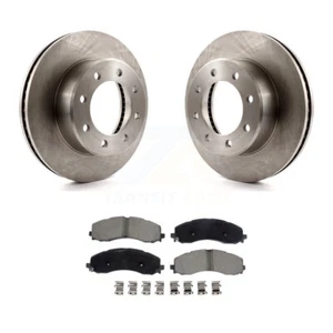 Front Disc Brake Rotors And Ceramic Pads Kit For 2019-2022 Ram 2500 3500 - Picture 1 of 7