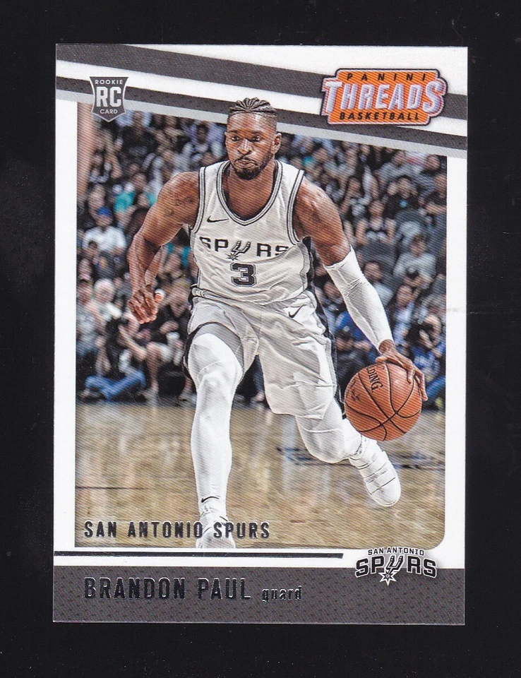 2017-18 Threads Brandon Paul Rookie #67 San Antonio Spurs - Image 1 of 2