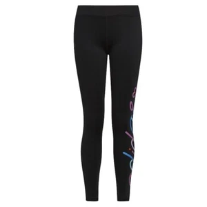 Adidas Girls Big AEROREADY Performance Long Tights Black X-Large 16 - Picture 1 of 10