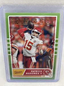 2019 Panini Chronicles Classics C-21 Patrick Mahomes Bronze Kansas City Chiefs
