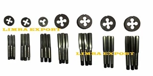 TAP DIE SET BSB BSCY CYCLE 26 TPI THREAD - 1/4" TO 3/4" - 7 SIZES TAPS & DIES - Picture 1 of 5