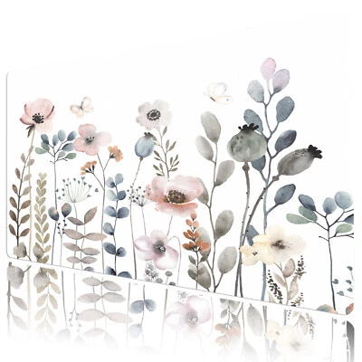 Spring Wildflower Pink Desk Mat for Keyboard and Mouse Desk Pad 31.5x15.7 inch - Image 1 of 4