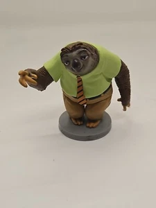 Disney Zootopia Flash the Sloth 2.5” Disney Store PVC Figure Cake Topper - Picture 1 of 5