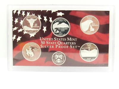 2007-S US Mint 5 State Quarter Silver Proof .90 Set No Box No COA - Image 1 of 2