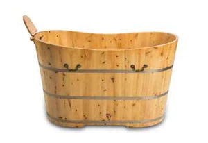 Holzbadewanne Bern 120x62cm Zeder Badewanne Bad Zedernholz - Bild 1 von 6