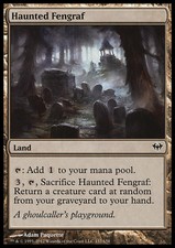 Magic the Gathering MTG Haunted Fengraf (157) Dark Ascension   NM