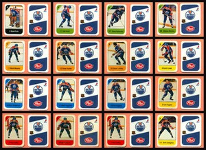 1982-83 Post Cereal Edmonton Oilers Wayne Gretzky NHL Hockey Mini Card Set of 16