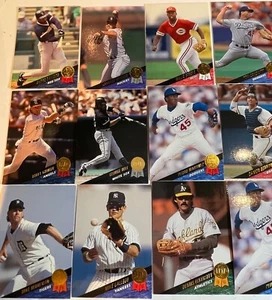 1993 Leaf Baseball Series 1 Complete Hand Collated Set 1-220 - Picture 1 of 3