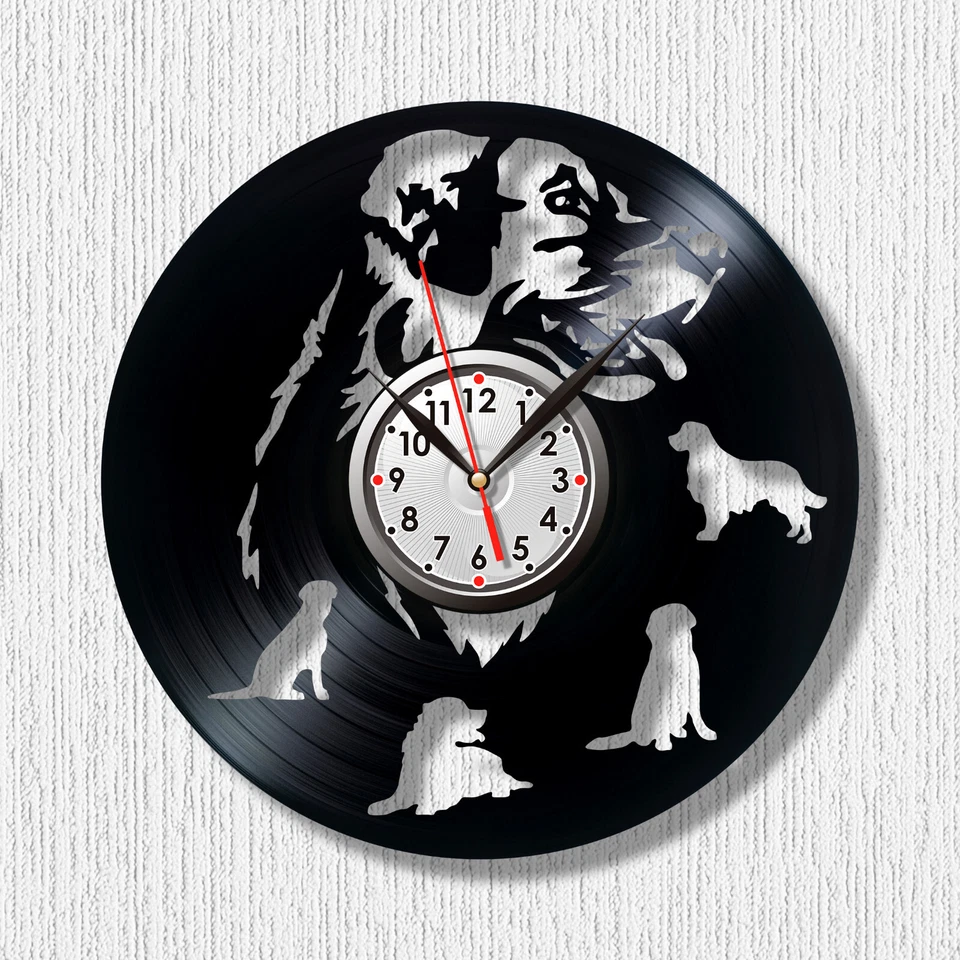 Wall clock Labrador Retriever clock Dog clocks Vinyl clock Animals clock - Image 1 of 1