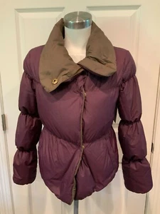 BCBG Max Azria Purple Puffer Jacket Coat W/ Duck Down, Size XS - Picture 1 of 9