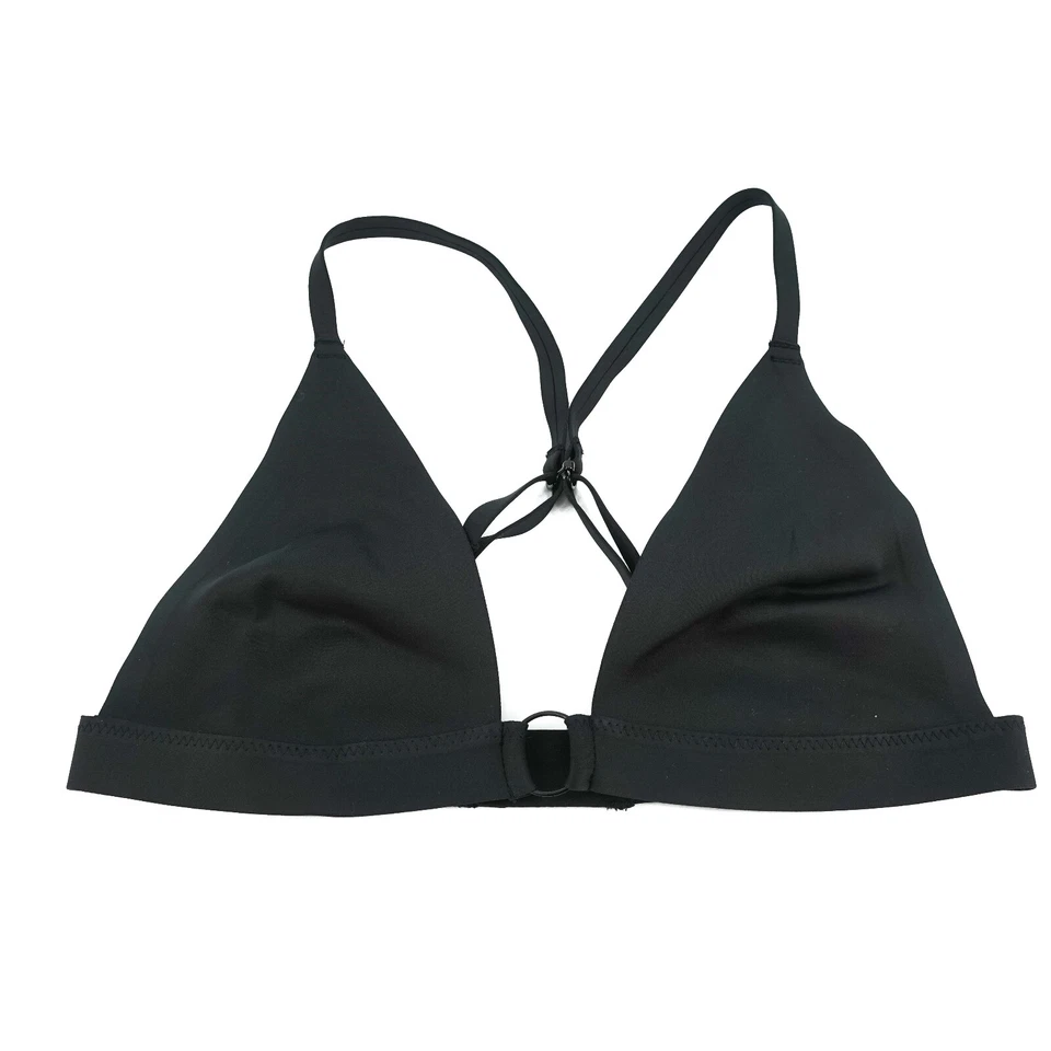 People Intimately Oh Scuba Small Bralette Black Convertible Straps