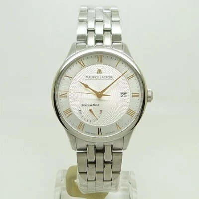 Maurice Lacroix MP6807-SS002-111 Obra Maestra Tradición Esfera Plateada 40mm Sin Usar Foto 1 de 4