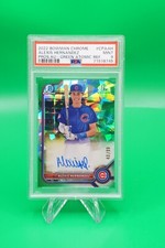 2022 Bowman Chrome Prospect Auto Green Atomic Ref /99 Alexis Hernandez PSA 9 TS8