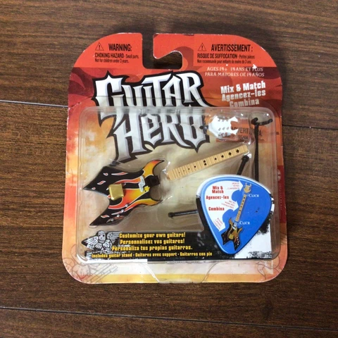 McFarlane Toys GUITAR HERO Mix And Match Widowmaker Flame Rod Miniature Cover