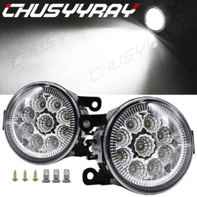 LED 2X Bumper Lamp Fog Light For Ford Explorer 2011 2012 2013 2014 2015 C-MAX - Image 1 of 4