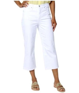 NYDJ High Rise Joni Capri in Cool Embrace Optic White - Picture 1 of 1