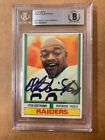 Otis Sistrunk Signed Autographed 1974 Topps Rookie Card Beckett Authenticated . rookie card picture