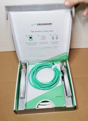 Crossrope Get Lean Conjunto de Cordas de Salto Ponderadas Tamanho M 8'6" - NOVO NA CAIXA! - Imagem 1 de 4
