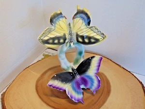 Vintage Gerold Porzellan Bayrische Schmetterlinge Western Germany - Bild 1 von 4