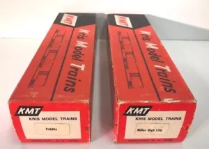 O-Scale Vintage Kris Model Trains (KMT), MILLER BEER & SCHLITZ BEER Box Cars - Picture 1 of 9