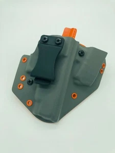 Sig Sauer P226 Gray & Orange Kydex Inside Waist IWB Hades Sidecar Holster USA - Picture 1 of 7