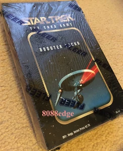 1996 STAR TREK TRADING CARD GAME BOOSTER FACTORY SEALED BOX: CAPTAIN KIRK/SPOCK - Picture 1 of 2