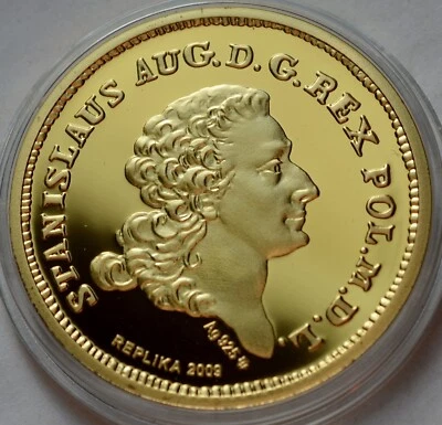 RESTRIKE 2008, 2 Zlote 1766, Poniatowski, 8 Groszy Dwuzlotowka Ag 925 - Image 1 of 2