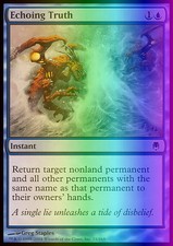 Magic the Gathering MTG Echoing Truth (21) Darksteel   LP FOIL