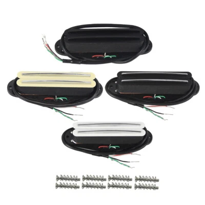 FLEOR Ceramic Rail Humbucker Hot Dual Rails Electric Guitar Pickup, 6K/9K/13K - Image 1 of 4