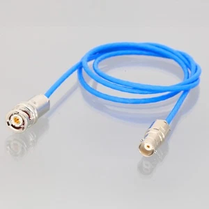BNC female to Triaxial TRB male 3-Lugs Single Shielded M17/176-00002 Cable 1~9FT - Picture 1 of 7