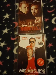 Nicolas Cage, 2 Hungarian VHS covers, only cover , not VHS tape - Picture 1 of 6