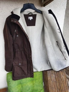 Volcom SAS sherpa lined parka jacket,sz M - Picture 1 of 12