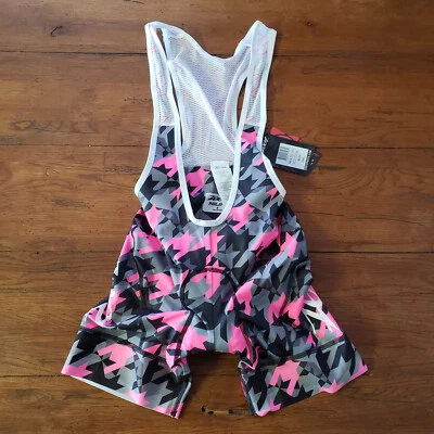 Zoot Womens Small Cycling Bibshorts Compression Shorts Bib Niuhi Pink Camo S - Image 1 of 4